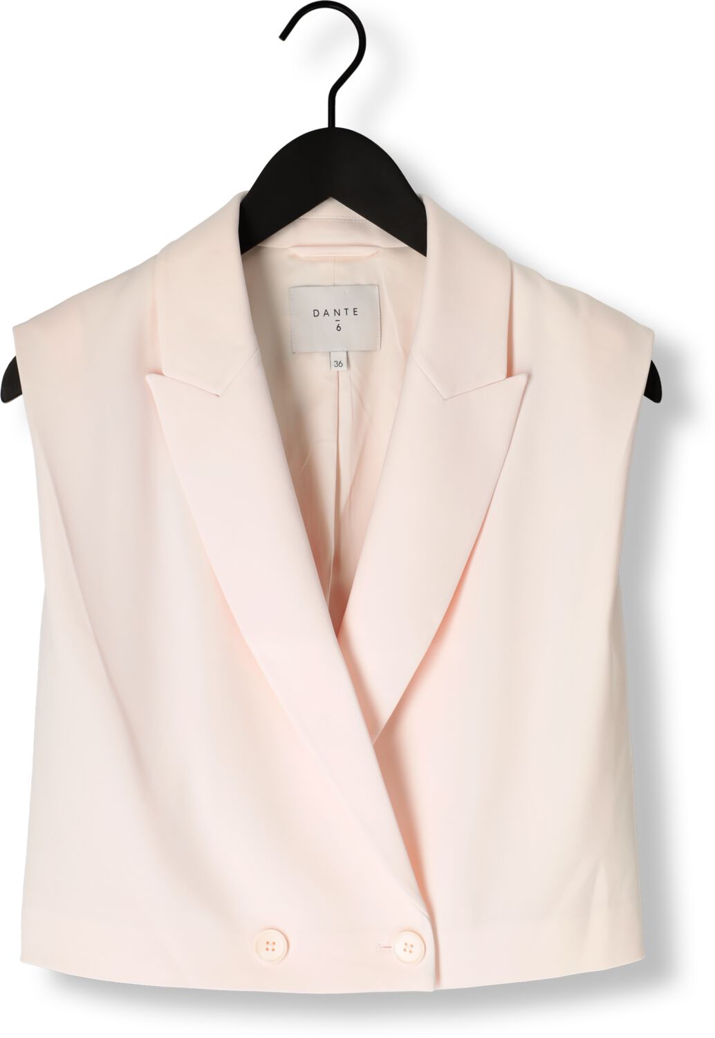 DANTE6 Dames Blazers Jarod Gilet Lichtroze