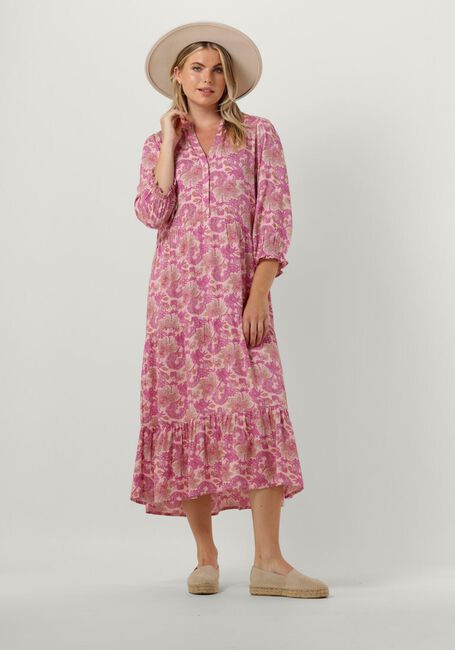 Roze NEO NOIR Midi jurk ROBYN PARADISE PAISLEY DRESS - large