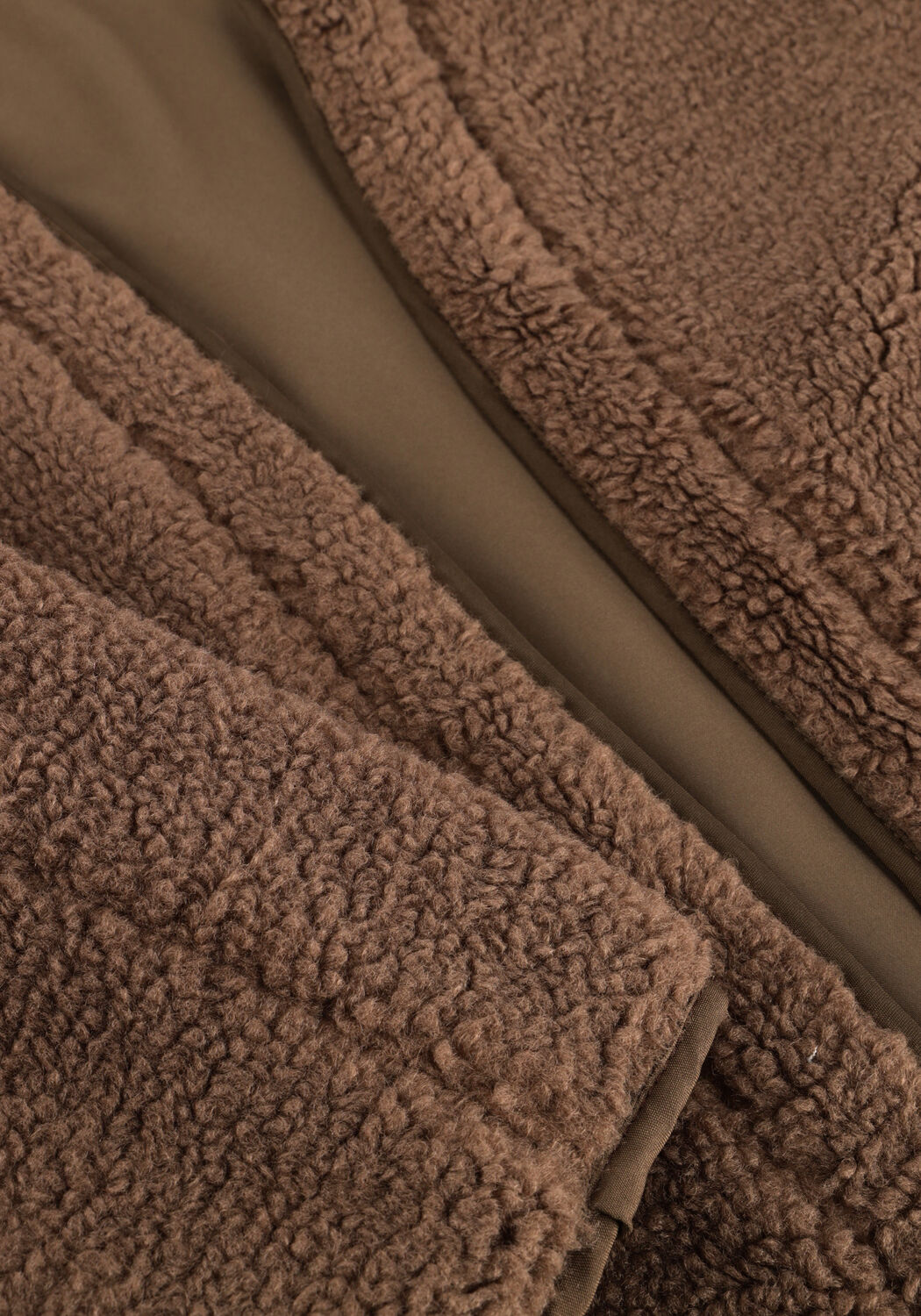 Bruine YDENCE Teddy jas JACKET SALLY - large