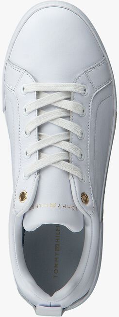 Witte TOMMY HILFIGER Lage sneakers BRANDED OUTSOLE METALLIC - large