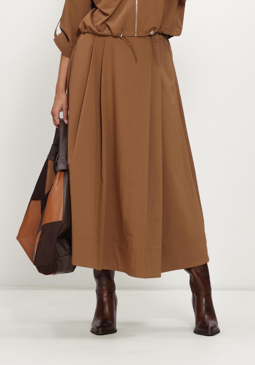 MOS MOSH Dames Rokken Mmkit Sato Skirt Bruin