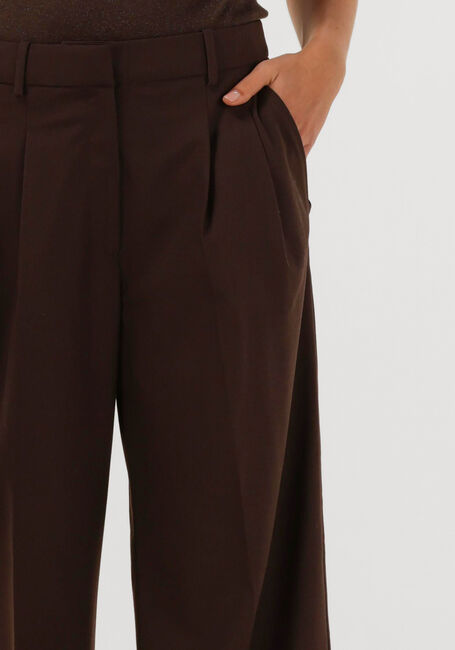 Bruine SELECTED WOMEN Wijde broek SLFWIDE-SIENNA MW PANT - large