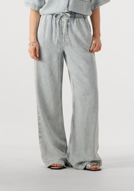 Lichtgrijze CATWALK JUNKIE Wijde broek DENIM JOGGER - large