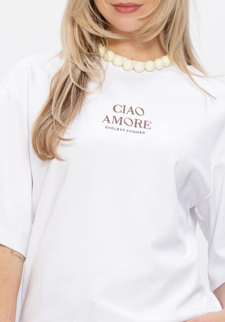 Witte BEAUMONT T-shirt ROWY T-SHIRT - large