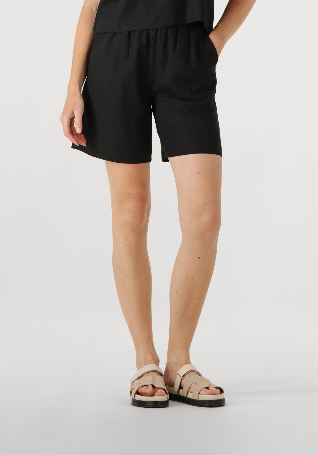My Essential Wardrobe Korte broek met elastische band model 'Dias'