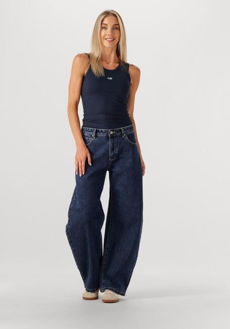 Donkerblauwe CALVIN KLEIN Top A-MODAL RIB TANK - large
