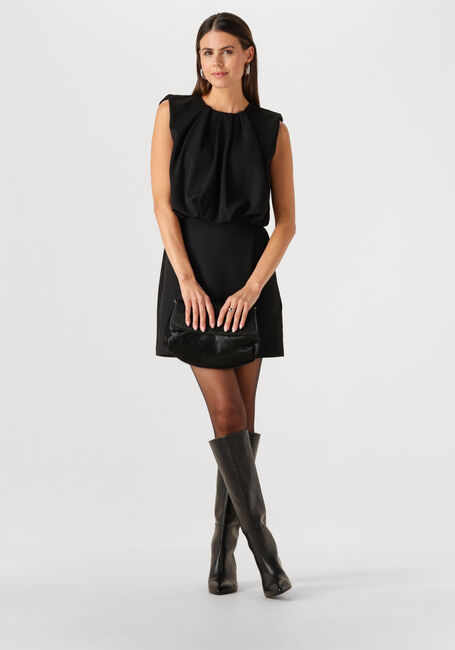 Zwarte CO'COUTURE Mini jurk FALCONCC PLEAT MINI DRESS - large