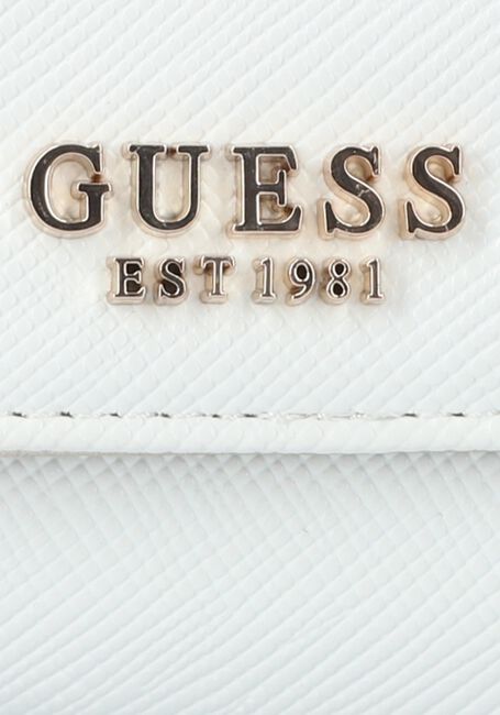 Witte GUESS Portemonnee LAUREL SLG CARD & COIN PURSE Witte GUESS Portemonnee LAUREL SLG CARD & COIN PURSE - large