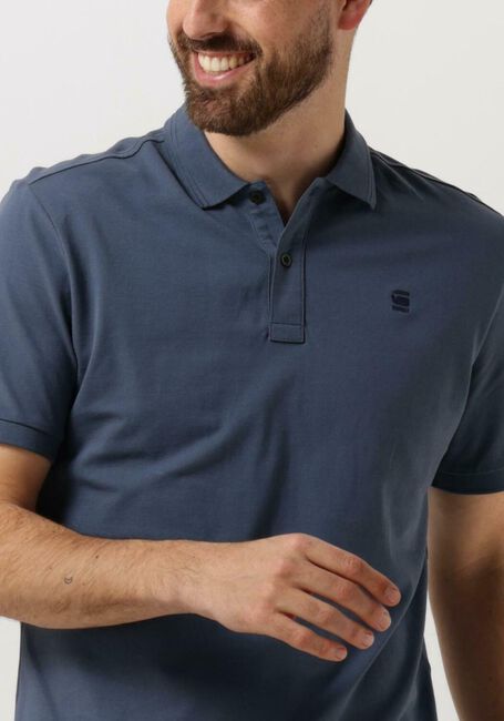 Blauwe G-STAR RAW Polo DUNDA SLIM POLO S/S - large