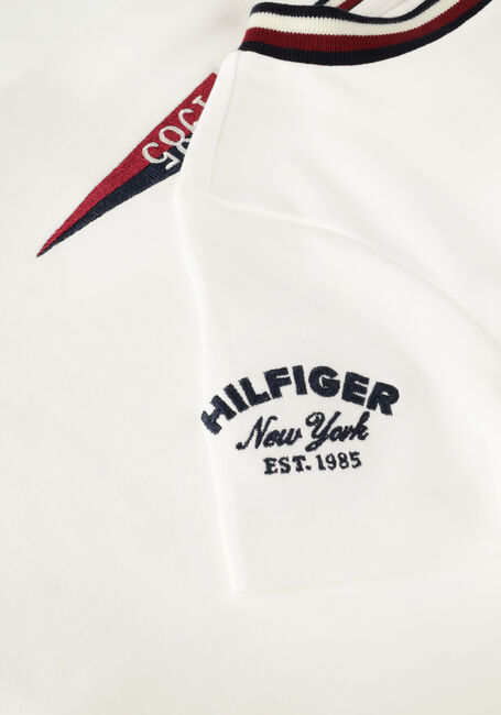 Witte TOMMY HILFIGER T-shirt MULTIBADGE MONOGRAM TEE S/S - large