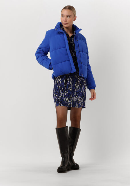 Blauwe ANOTHER LABEL Mini jurk ROSELYN LINE DRESS L/S - large