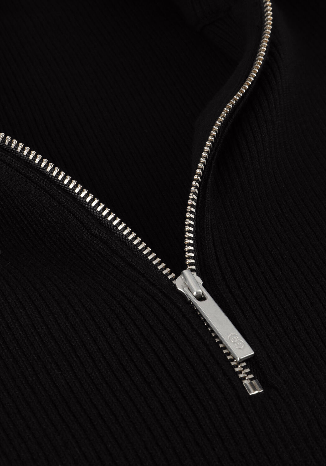 Zwarte GESTUZ Trui YASMIAGZ ZIPPER PULLOVER - large