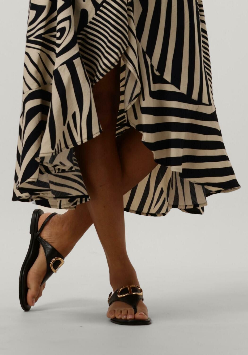 Zwarte TWINSET MILANO Sandalen 231TCP12A - large