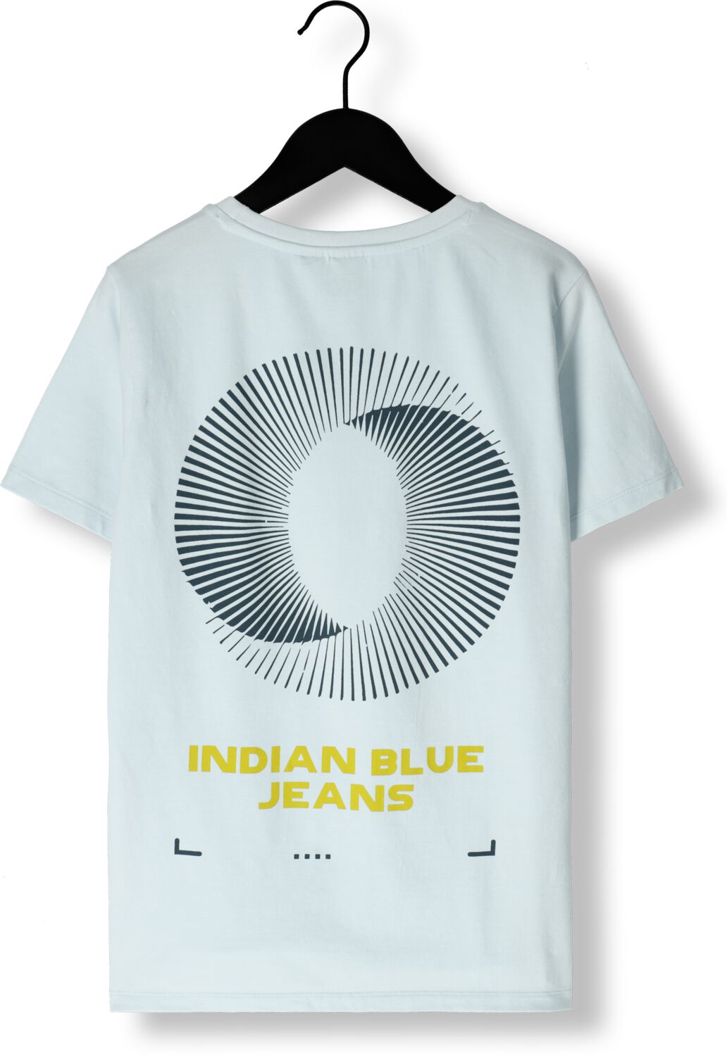 INDIAN BLUE JEANS Jongens Polo's & T-shirts T-shirt Indian Backprint Lichtblauw
