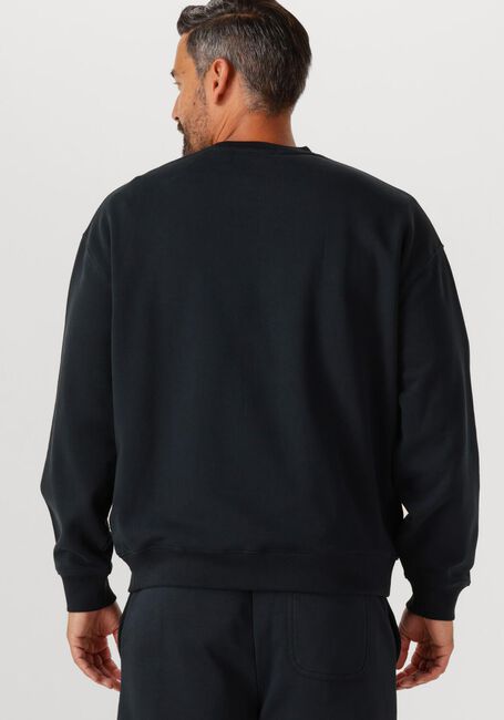 Donkerblauwe LYLE & SCOTT Sweater SCRIPT BRUSH BACK CREW NECK SWEATSHIRT - large
