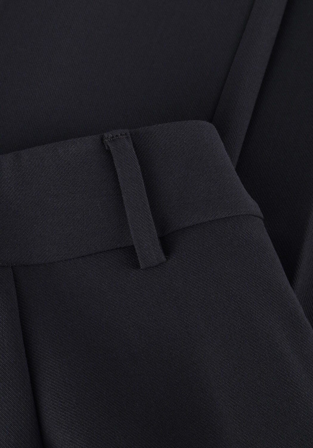 Donkerblauwe CO'COUTURE Wijde broek VOLA LONG WIDE PANT - large