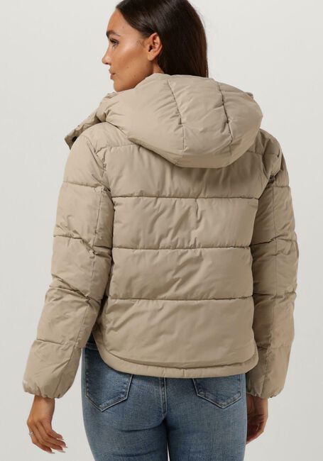 Taupe CALVIN KLEIN Gewatteerde jas MONOLOGO NON DOWN SHORT PUFFER - large