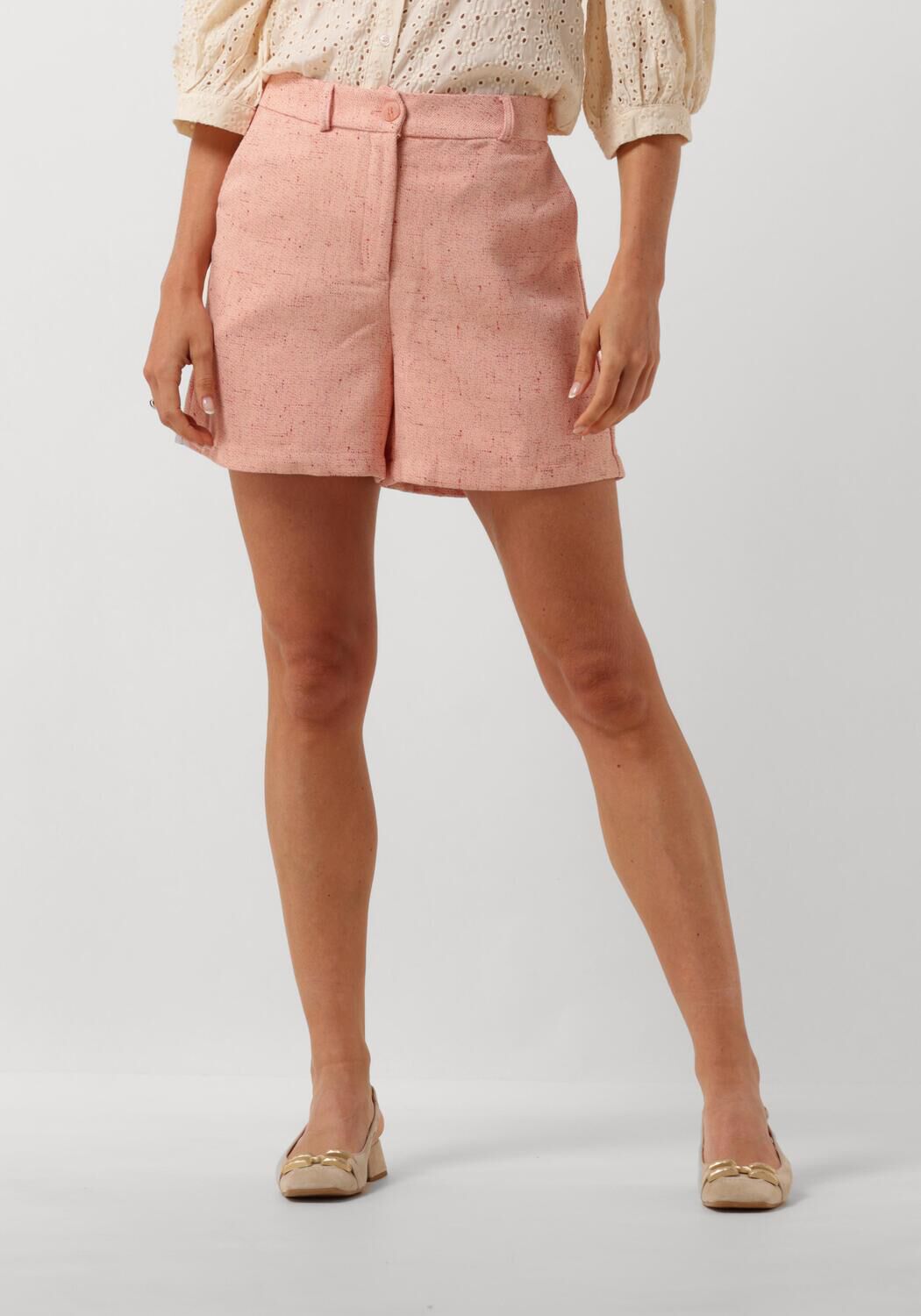 YDENCE Dames Broeken Short Saylor Perzik