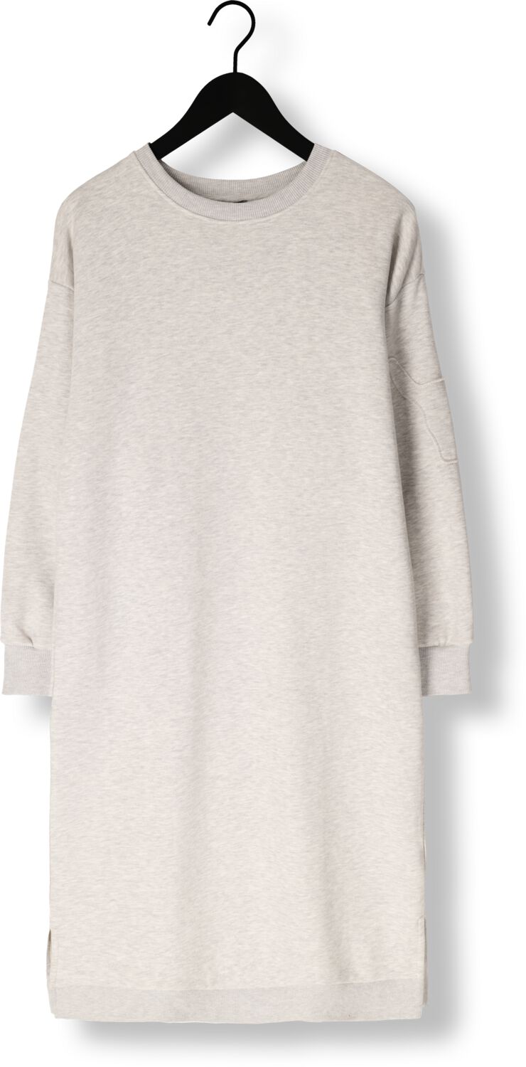 ALIX THE LABEL Dames Jurken Ladies Knitted Midi Sweat Dress Grijs