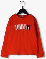 Oranje TOMMY HILFIGER  TOMMY GRAPHIC TEE L/S