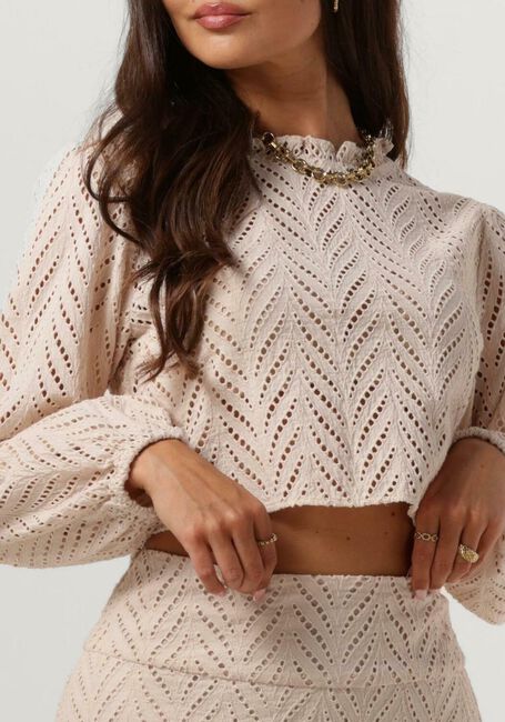 Beige NEO NOIR Blouses RIVOLI WAVE BLOUSE - large