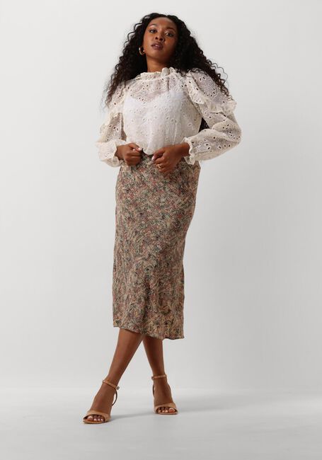 Gebroken wit NEO NOIR Blouses NADIRA EMBROIDERY BLOUSE - large