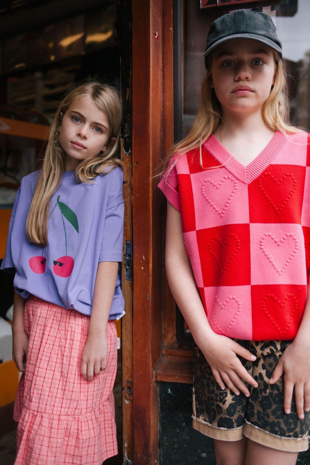 Bruine CALL ME FRANKIE Shorts LEOPARD SHORTS - large