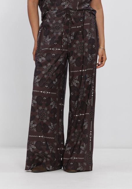 Bruine STUDIO ANNELOES Wijde broek Grace paisley trousers - large