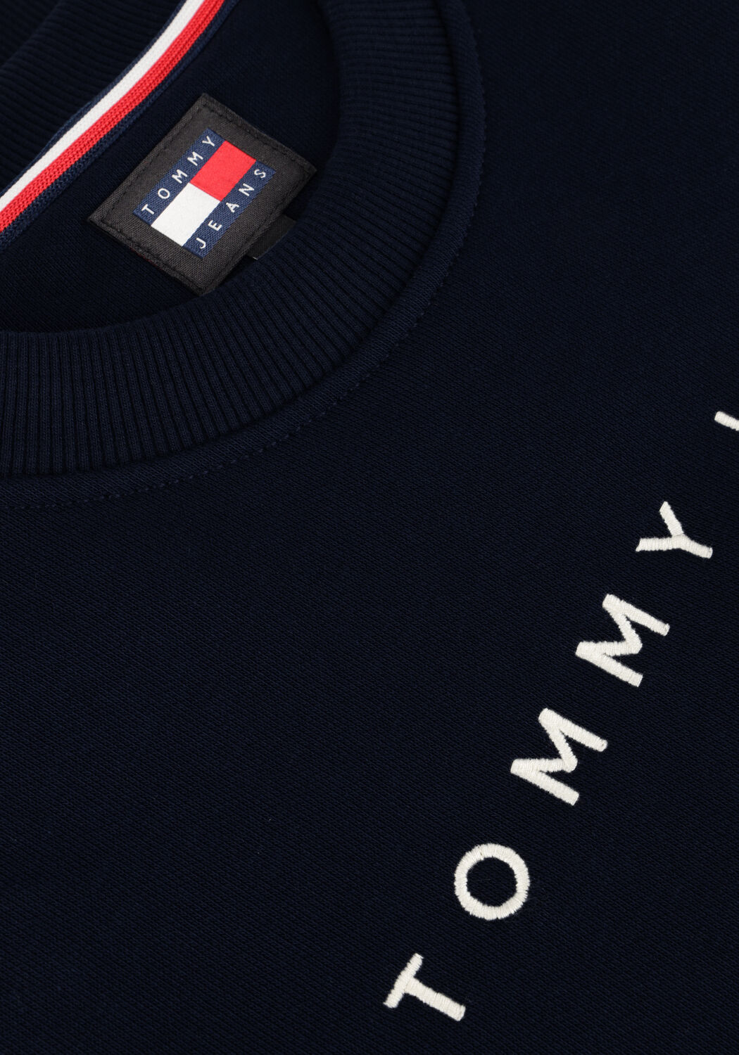 Blauwe TOMMY JEANS Trui TJW REG LINEAR CREW - large