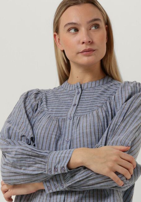 Lichtblauwe LOLLYS LAUNDRY Blouses ALICIA SHIRT - large