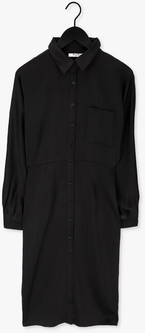 Zwarte NA-KD Midi jurk BUTTONED MIDI DRESS - large