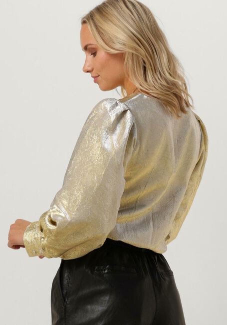 Gouden POM AMSTERDAM Blouse STARDUST GOLD TOP - large