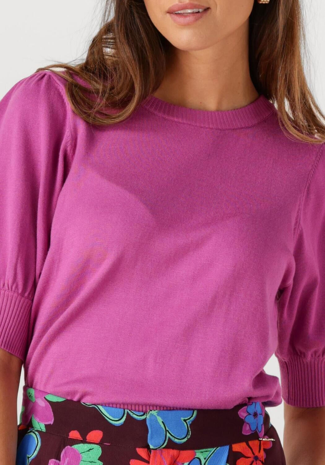 MINUS Dames Truien & Vesten Liva Knit Tee Paars