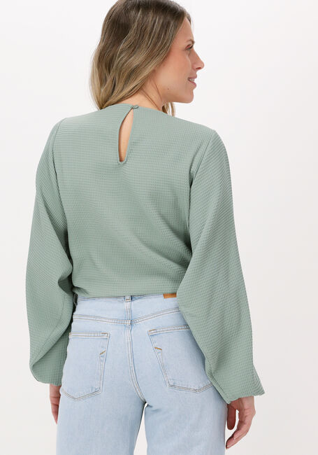 Groene ANOTHER LABEL Blouse MAJA WAFFLE TOP - large