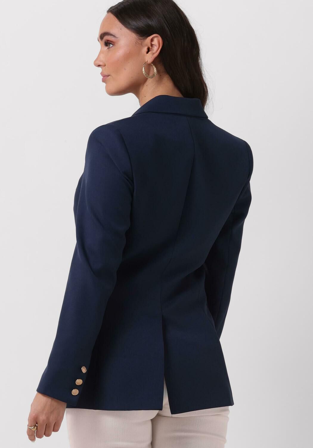 ACCESS Dames Blazers Double-breasted Blazer With Buttons Blauw