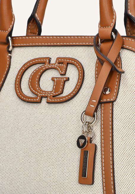 Beige GUESS Schoudertas SEBINA SATCHEL Beige GUESS Schoudertas SEBINA SATCHEL - large