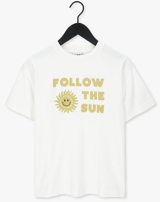 Witte CATWALK JUNKIE T-shirt TS FOLLOW THE SUN - large