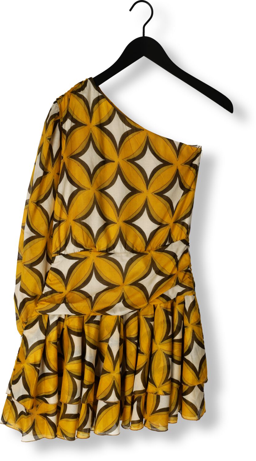 AMAYA AMSTERDAM Dames Jurken Cherry Dress Geel