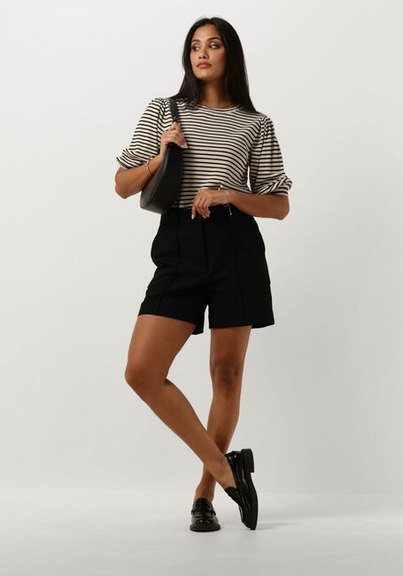 Zwarte JANSEN AMSTERDAM Tops & T-shirts K136 KNIT TOP 3/4 SLEEVE - large