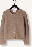Taupe NEO NOIR Vest LIMONE KNIT JACKET Taupe NEO NOIR Vest LIMONE KNIT JACKET - medium