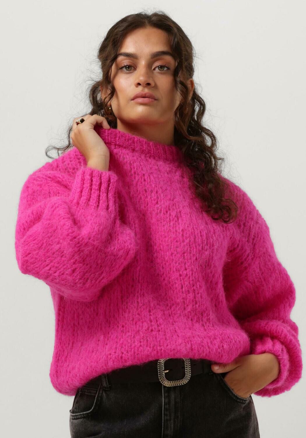 Knal roze trui on sale
