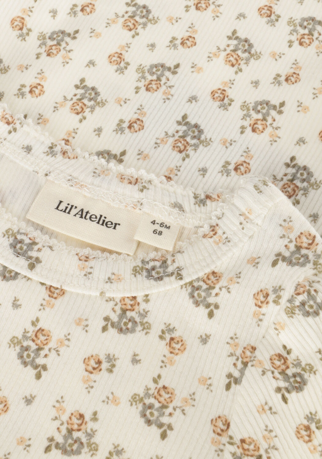 Ecru LIL' ATELIER Rompers NBFGAGO LS SLIM BODY LIL NOOS - large