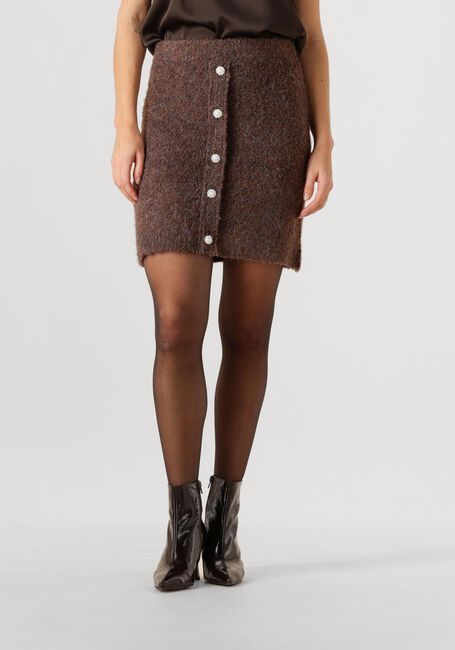 Bruine Y.A.S. Minirok YASPLYRA HW KNIT SKIRT - large
