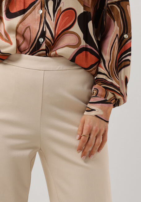 Witte SUMMUM Wijde broek TROUSERS BOOT CUT PUNTO MILANO (4S2197) - large