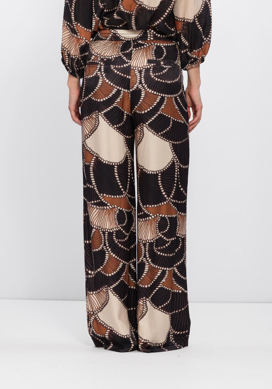 Multi SUMMUM Broeken TROUSERS ALL OVER TWILL - large