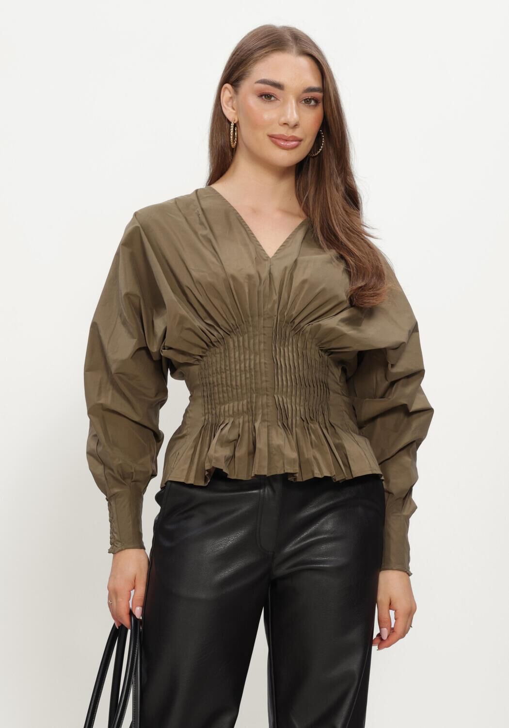 Khaki NOTRE-V Blouses NV-ISEL - large
