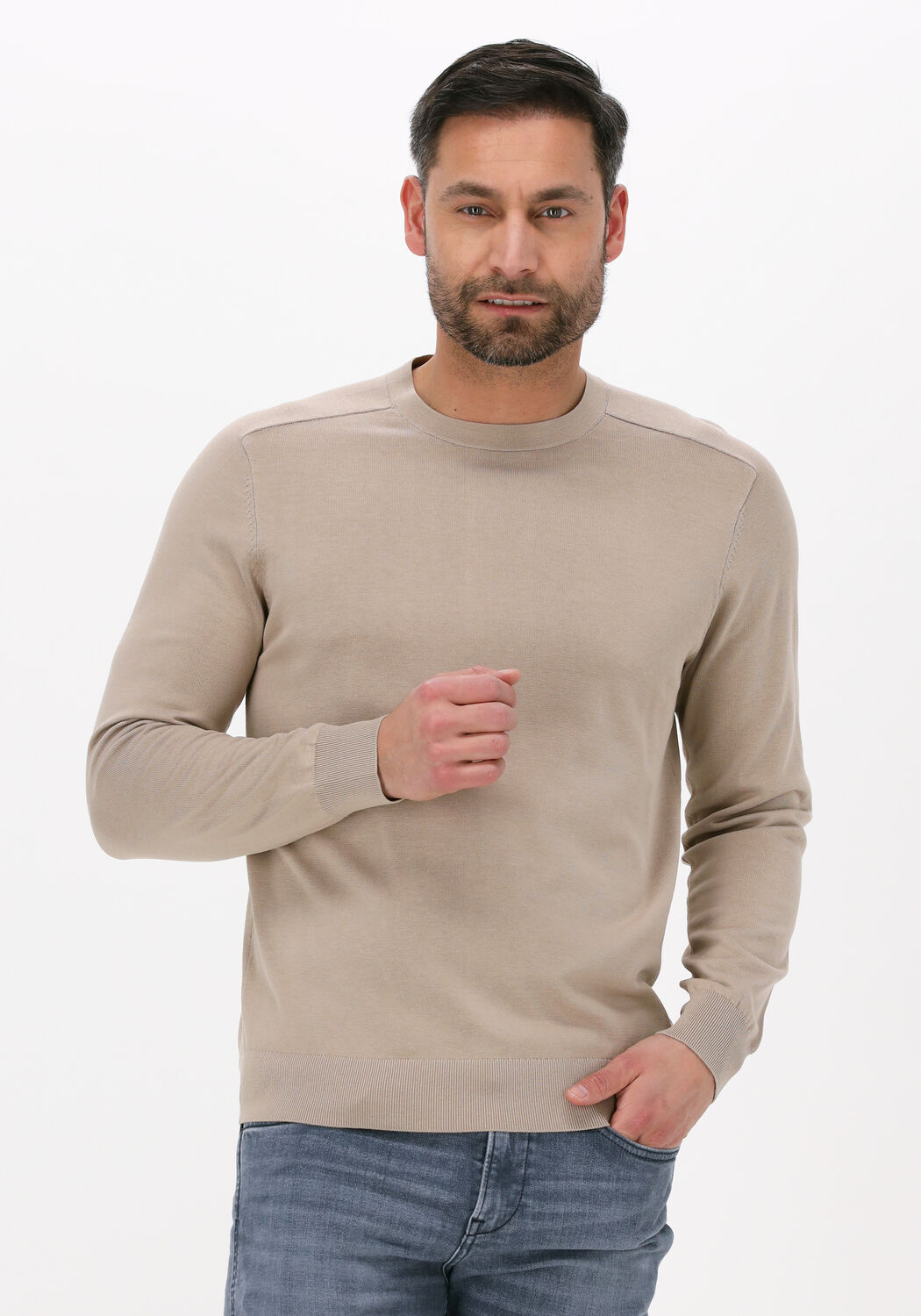 beige profuomo trui pptj1 w