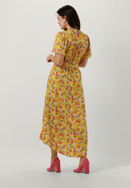 Gele POM AMSTERDAM Midi jurk DRESS 7307 - large