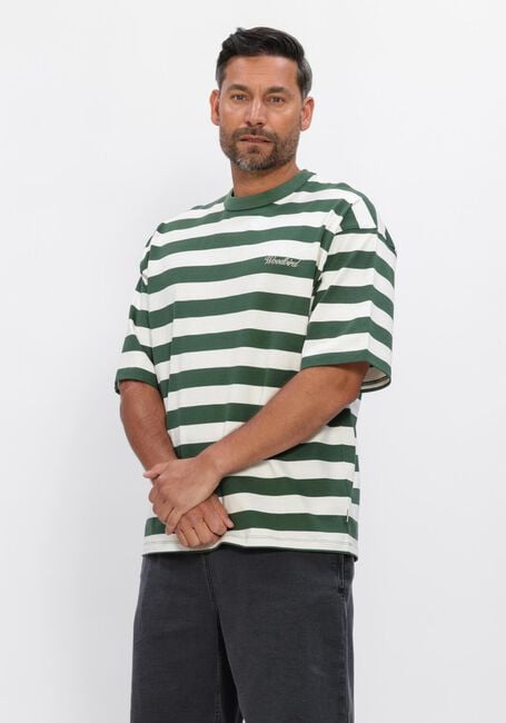 Multi WOODBIRD T-shirt WBBEAM STRIPE TEE - large