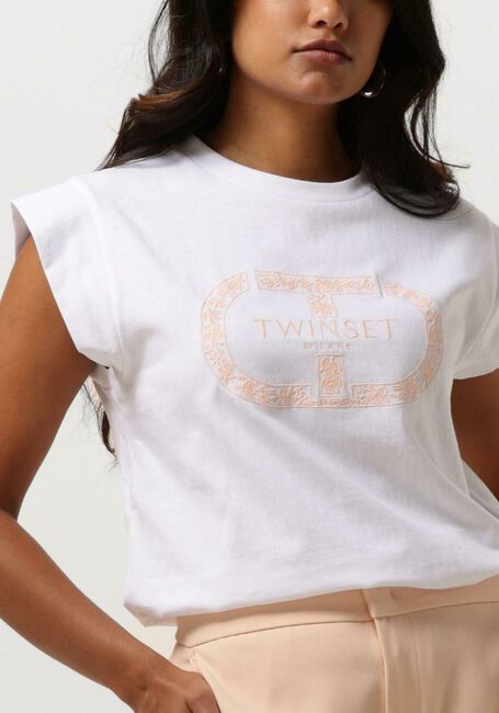 Witte TWINSET MILANO Top 241TP2213 - large